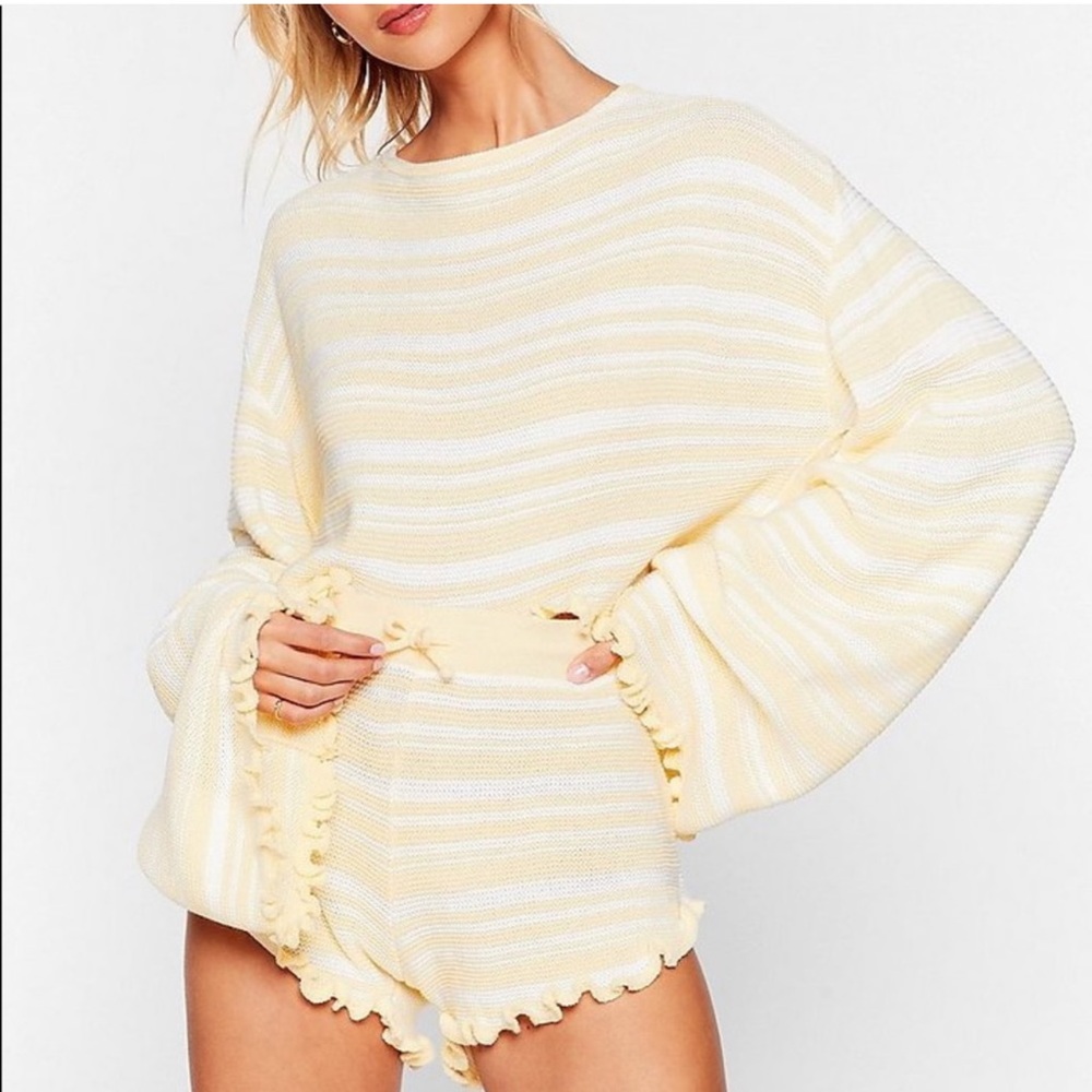 Nasty Gal Yellow Lounge Set